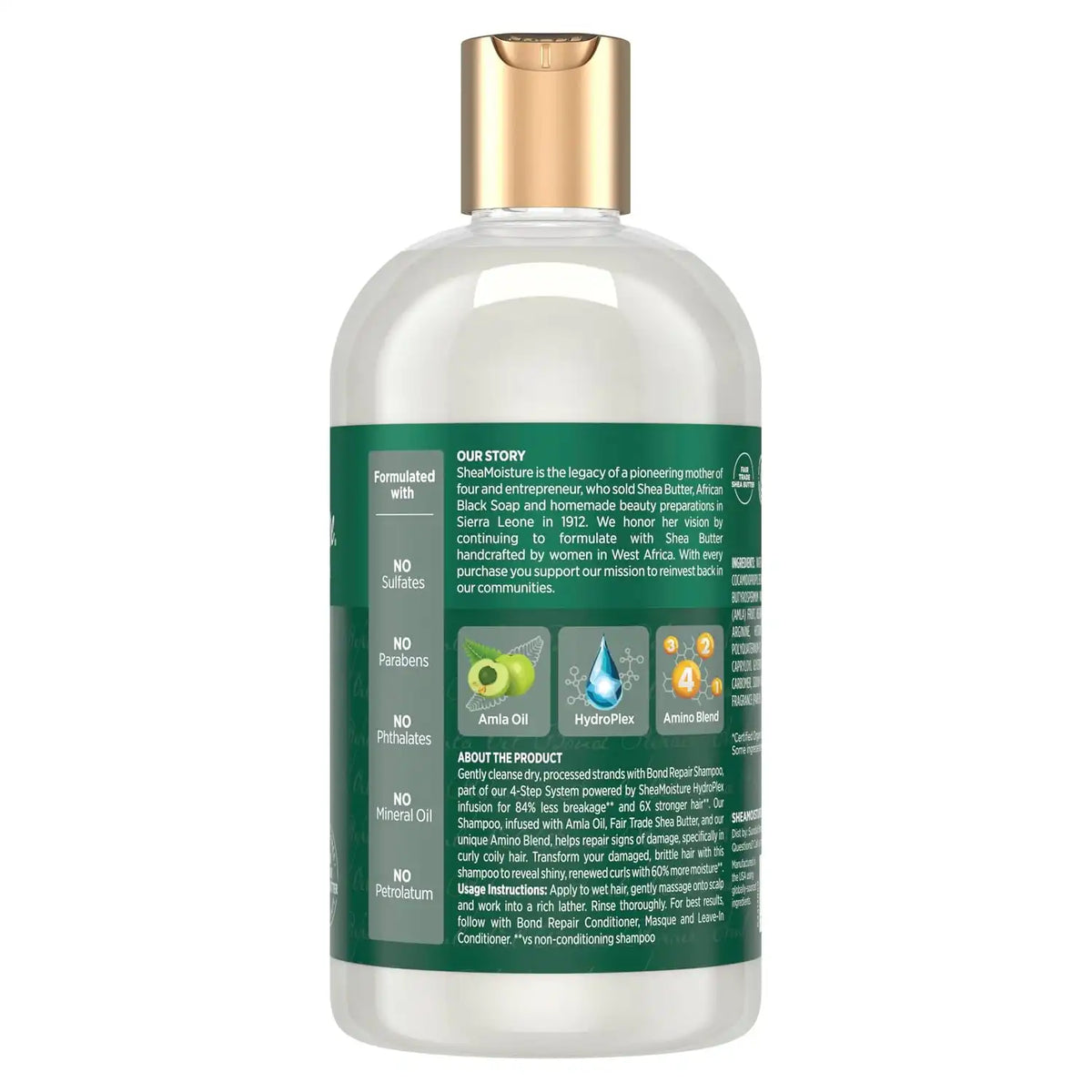Shea Moisture Bond Repair Shampoo with Amla Oil 13oz