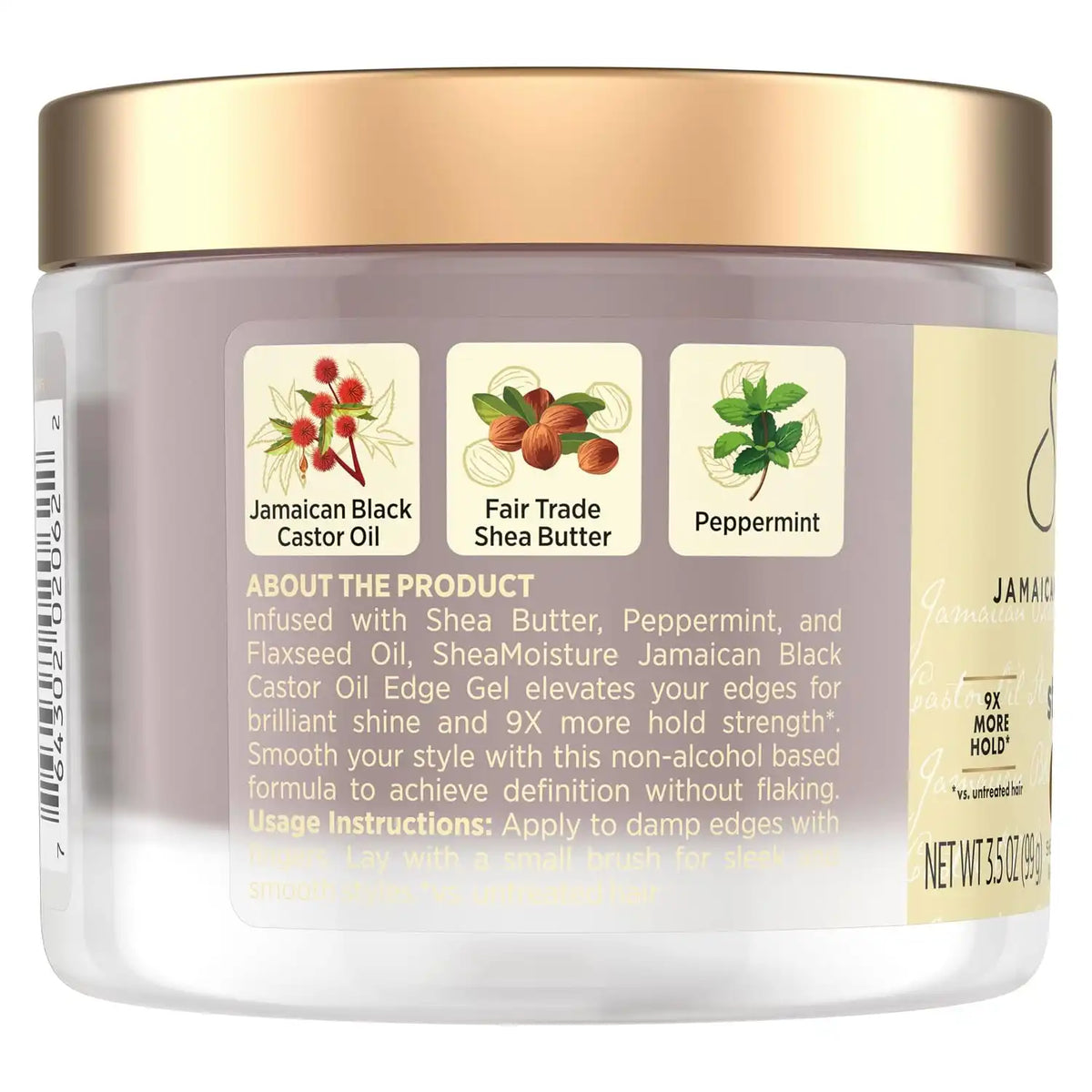 SHEA MOISTURE JBCO EDGE GEL 3.5 OZ./99 G