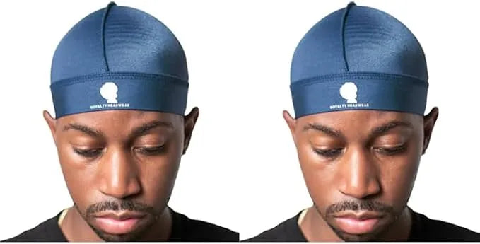 Royalty Headwear Silky Wave Cap for 360, 540 & 720 Waves, Soft Breathable Durag Skull Cap Beanie for Men