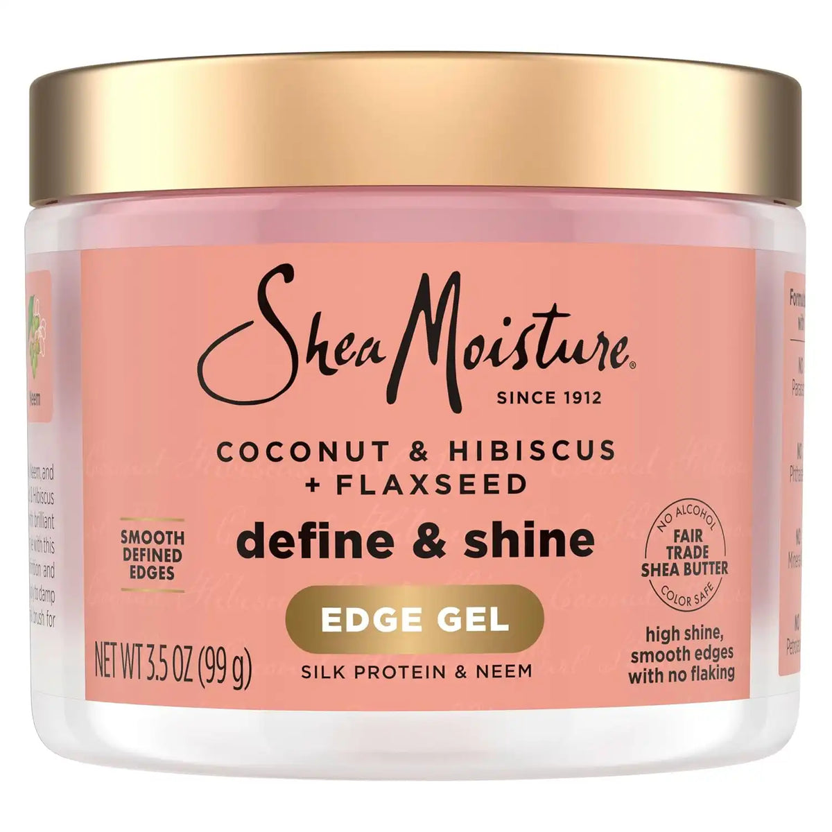 Shea Moisture Coconut & Hibiscus Define & Shine Edge Gel 3.5oz